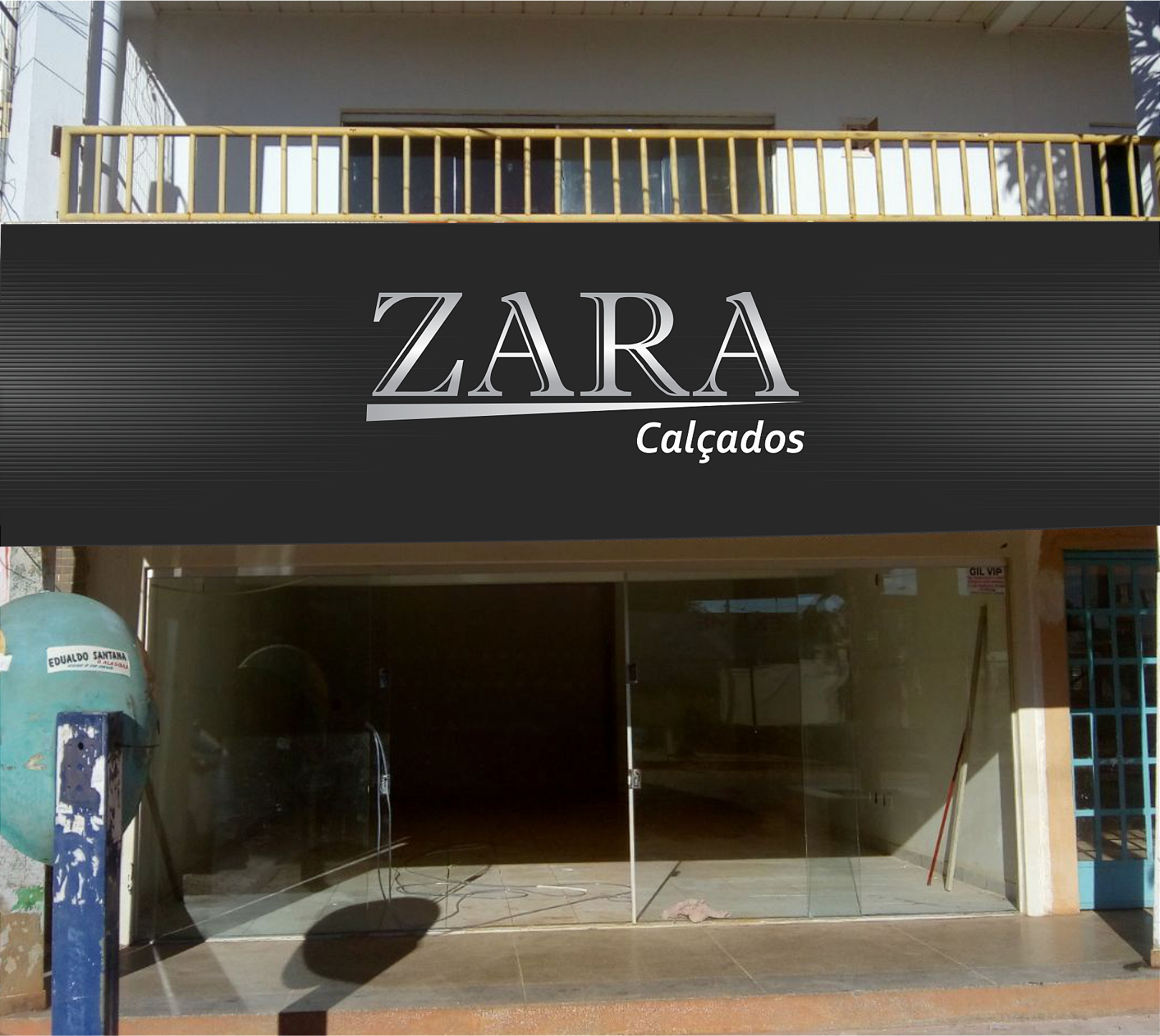 Logo + Fachada - Zara Calçados